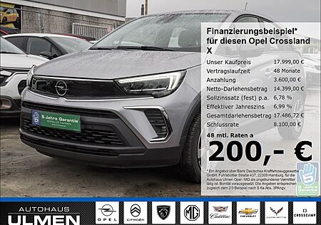 Opel Crossland X Edition 1.2Turbo Navi-Link-Tom Tempo