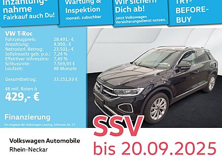 VW T-Roc Volkswagen 1.5 TSI Style DSG Navi AHK LED uvm