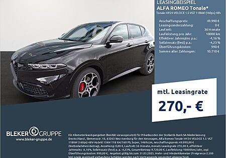 Alfa Romeo Tonale MY24 VELOCE 1.5 VGT 118kW (160ps) 48V-Hy