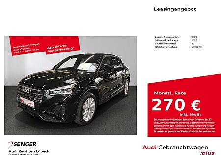Audi Q2 30 TFSI S line AHK NAVI MATRIX Optik schwarz