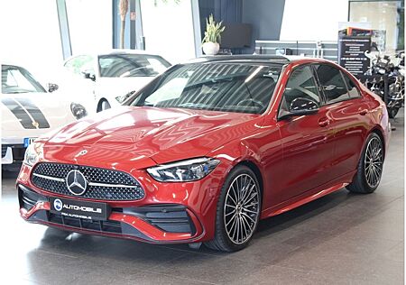 Mercedes-Benz C 200 AMG Line R.Kamera+Pano+AppleCarPl+Designo