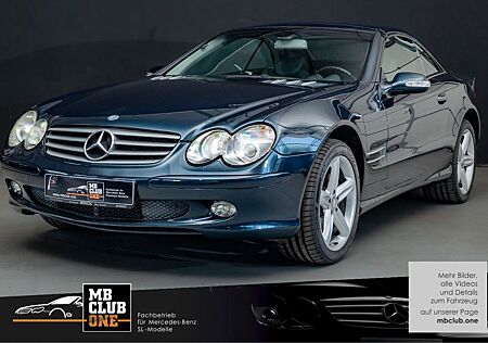 Mercedes-Benz SL 500 Smargdschwarz/Blau 1.HD, Service groß neu