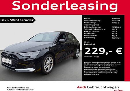 Audi A3 Sportback 30 TFSI advanced LED NAVI+ SHZ AHK