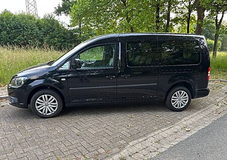 VW Caddy Volkswagen 1,6TDI 102PS Maxi 7Sitzer Klima AHK Temp.