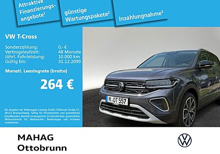 VW T-Cross Volkswagen 1.0 TSI STYLE Navi IQ.LIGHT Kamera DSG