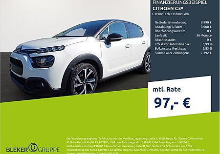 Citroën C3 PureTech 83 Shine Pack
