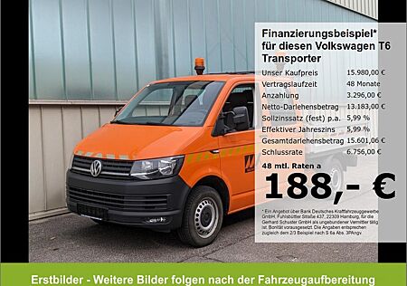 VW T6 Transporter Volkswagen Pritsche DoKa LR*StndHzg AHK 6Sit