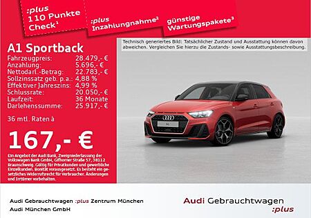 Audi A1 Sportback 35 TFSI S tronic S line Virtual/LED