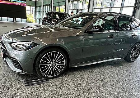 Mercedes-Benz C 220 T, AMG Premium, AHK, 19 Zoll, Pano, Night