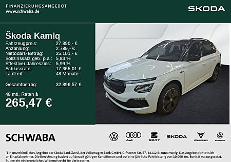 Skoda Kamiq Monte Carlo 1.0TSI DSG PANO*VIRTUAL*ACC*17