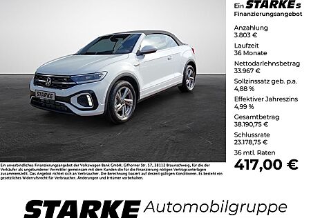 VW T-Roc Volkswagen Cabriolet 1.5 TSI DSG R-Line LED PDC LM T