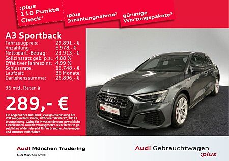 Audi A3 Sportback 45 TFSI e S line Pano LED