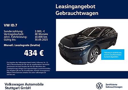 VW ID.7 Volkswagen Tourer Pro