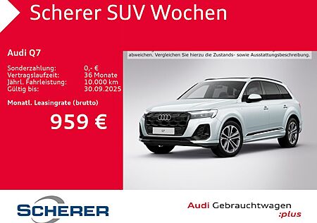 Audi Q7 S line 50 TDI quat. 7-Sitzer MATRIX PANO AHK