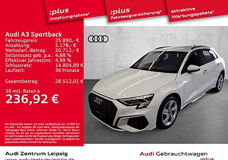 Audi A3 Sportback 40 TFSIe S line *LED*Business*