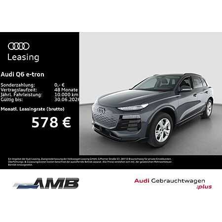 Audi Q6 e-tron leasen