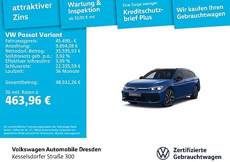 VW Passat Variant Volkswagen 2.0 TDI DSG R-Line AHZV Kamera Na