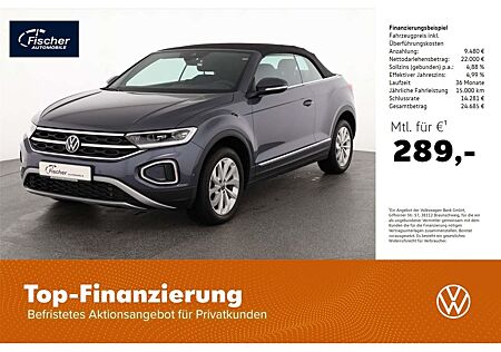 VW T-Roc Volkswagen Cabriolet 1.5 TSI Style DSG LED/NAV/RFK/SH