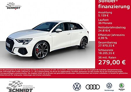 Audi A3 Sportback 35 TFSI 2x S Line Dynamik 19" LED