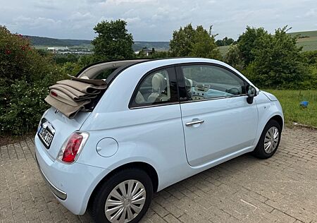 Fiat 500C 1.4 in Hellblau Pastell