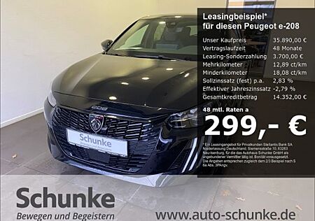 Peugeot e-208 GT Elektromotor 136 Navi 360 Kamera LED Ap