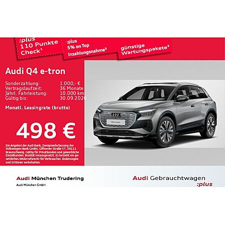Audi Q4 e-tron leasen