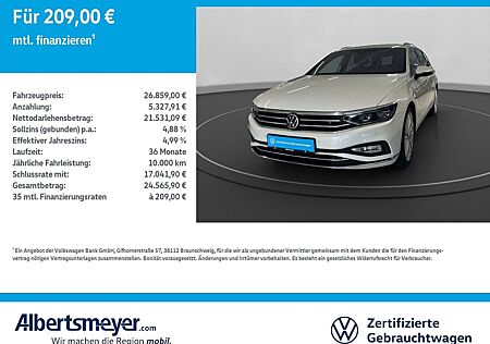 VW Passat Variant Volkswagen 2.0 TDI Elegance +DSG+AHK+HARMAN