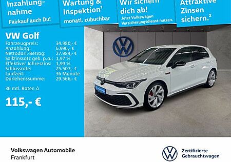 VW Golf Volkswagen VIII 2.0 TSI DSG GTI Navi LEDPlus DAB+ Fron