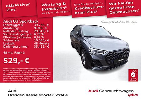 Audi Q3 Sportback S line 35 TFSI 110(150) kW(PS) S tr