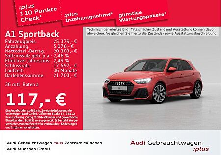 Audi A1 Sportback 25 TFSI S tronic S line Virtual/LED