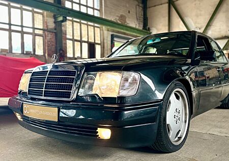 Mercedes-Benz E 500 500E W124 V8 2.Hd exCH Scheckheft H-Zul BLAUSCHW