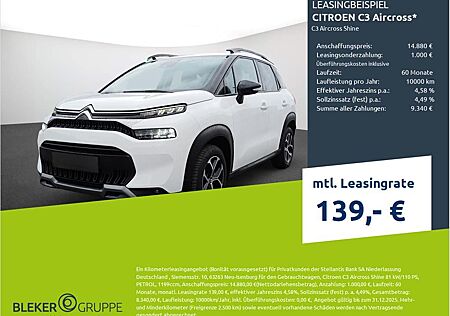Citroën C3 Aircross PureTech 110 S&S Shine