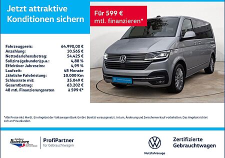 VW T6 Multivan Volkswagen T6.1 Multivan 2.0TDI DSG LED NAVI AHK ACC