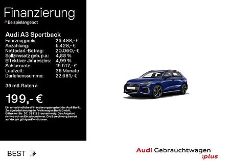 Audi A3 Sportback S line 35 TFSI Assist*Matrix*Navi
