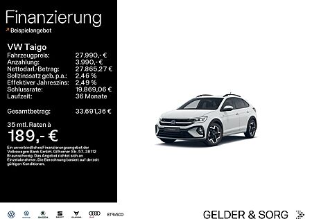 VW Taigo Volkswagen 1.5 TSI R-LineRFK*Matrix*ACC*AHK*Digital
