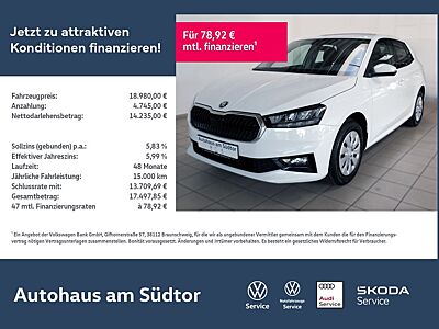 Skoda Fabia  Selection 1.0 MPI | LED PDC GRA App