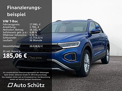 Volkswagen T-Roc 1.5 TSI Life+Fahrschule+LED+AHK+NAVI+SHZ