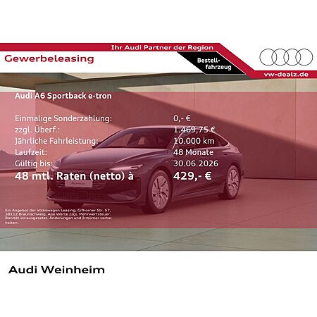 Audi A6 e-tron leasen