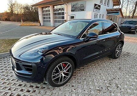 Porsche Macan S nachtblaumet./schwarz-mojavebeige