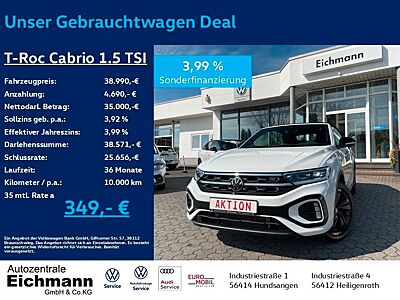 Volkswagen T-Roc Cabrio R-Line 1.5 TSI+DSG+LEDPlus+AHK+ACC+