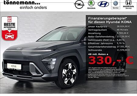 Hyundai Kona PRIME 1.6 T-GDi DCT+LEDER+NAVI+360-GRAD-KAM