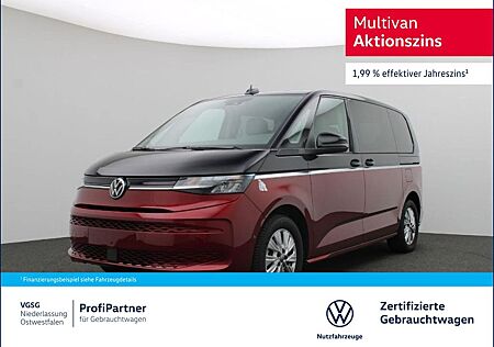 VW T7 Multivan Volkswagen Multivan AHK 7-Sitzer Vis-a-Vis Rear View Navi