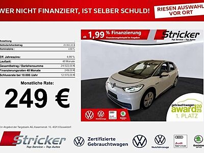 Volkswagen ID.3 1st Max 150/58 249,-ohne Anzahlung Pano Hea