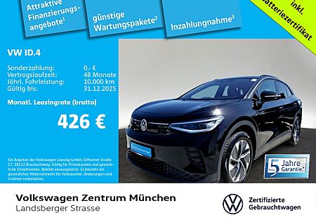 VW ID.4 Volkswagen Pro 210KW Wärmepu. Navi AHK LED AreaView