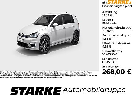VW Golf Volkswagen e- Comfortline Navi LED Kamera PDC LM Tempo