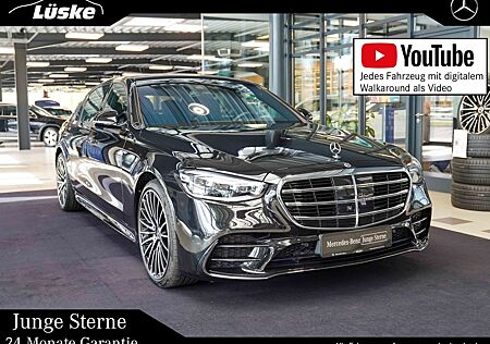 Mercedes-Benz S 450 d 4M AMG Line lang Night Paket Nappa Leder