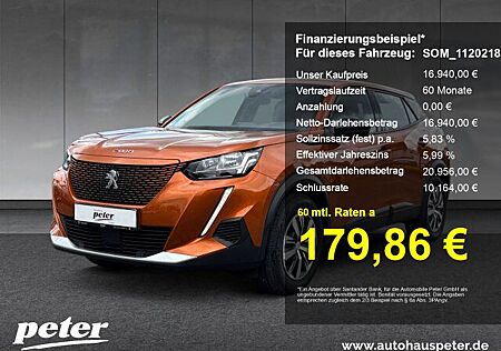 Peugeot 2008 e- Active +11kW OBC+EPH+SHZ+Bluetooth+