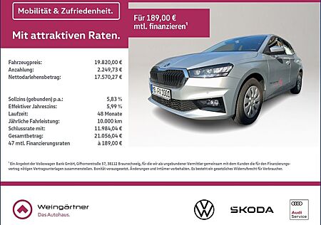 Skoda Fabia Selection 1.0 TSI, Rückkamera, Kessy, Wint