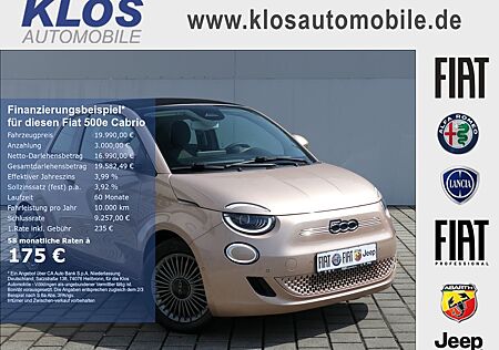 Fiat 500E Cabrio ICON AT 42 kWh 118PS PARK PAKET LED