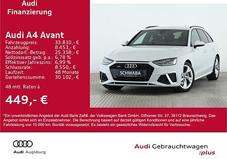 Audi A4 Avant 2x S line 40 TDI qu. S tr.*AHK*NAVI*18*